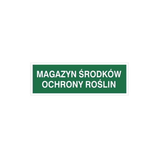 Magazyn środków ochrony roślin (801-54)