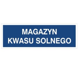 Magazyn kwasu solnego (801-127)