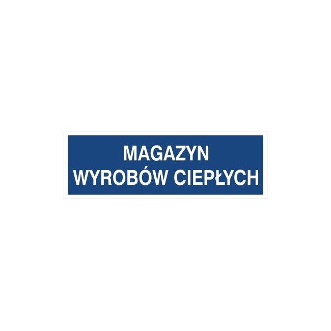 Magazyn wyrobów ciepłych (801-146) Magazyn wyrobów ciepłych (801-146)