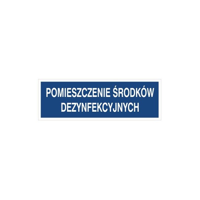 Pomieszczenie środków dezynfekcyjnych (801-154)