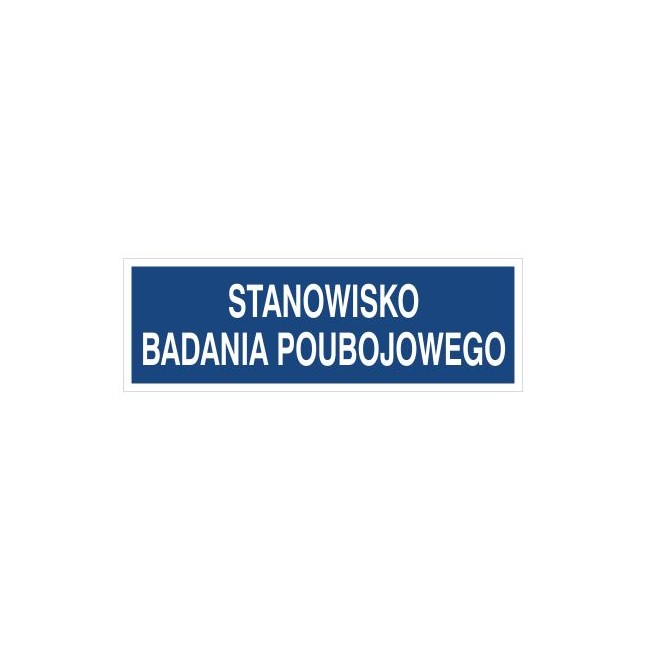 Stanowisko badania poubojowego (801-204)