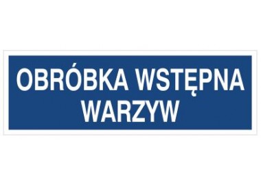 Obróbka wstępna warzyw (801-213)