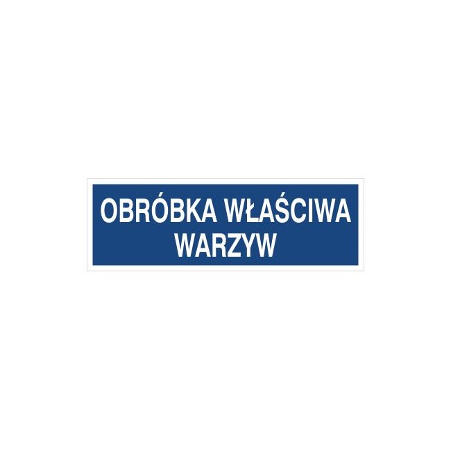 Obróbka właściwa warzyw (801-214)