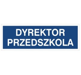 Dyrektor przedszkola (801-220)