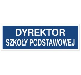 Dyrektor szkoły podstawowej (801-221)