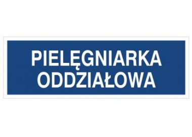 Pielęgniarka oddziałowa (801-245)