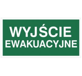 Piktogram Wyjście ewakuacyjne