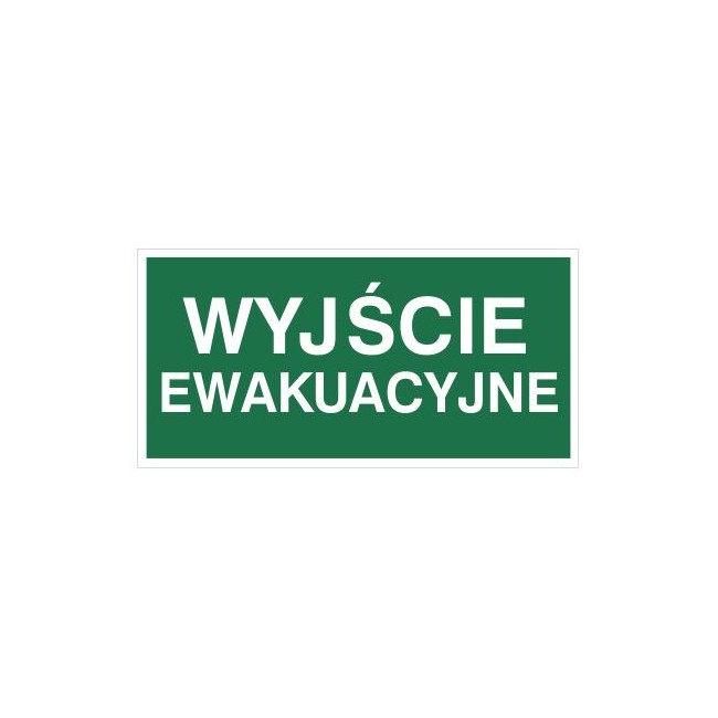 Piktogram Wyjście ewakuacyjne