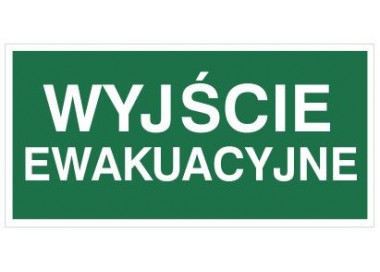 Piktogram Wyjście ewakuacyjne