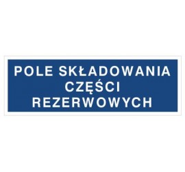 Pole składowania części rezerwowych (802-02)