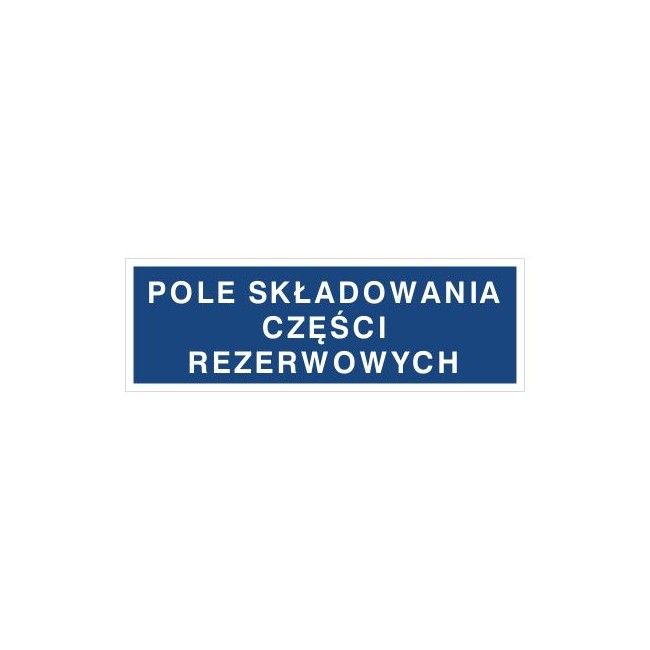 Pole składowania części rezerwowych (802-02)