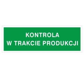 Kontrola w trakcie produkcji (802-10)