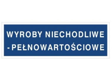 Wyroby niechodliwe - pełnowartościowe (802-11)