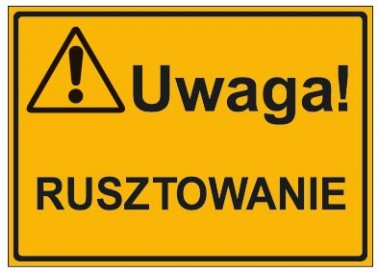 UWAGA! RUSZTOWANIE (319-21)