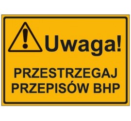 UWAGA! PRZESTRZEGAJ PRZEPISÓW BHP (319-25)