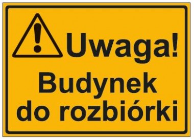 UWAGA! BUDYNEK DO ROZBIÓRKI (319-32)