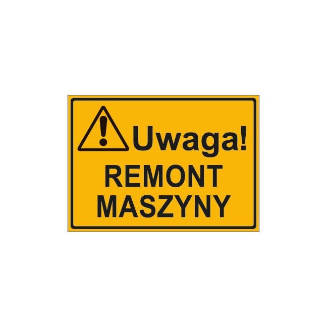 UWAGA! REMONT MASZYNY (319-56)