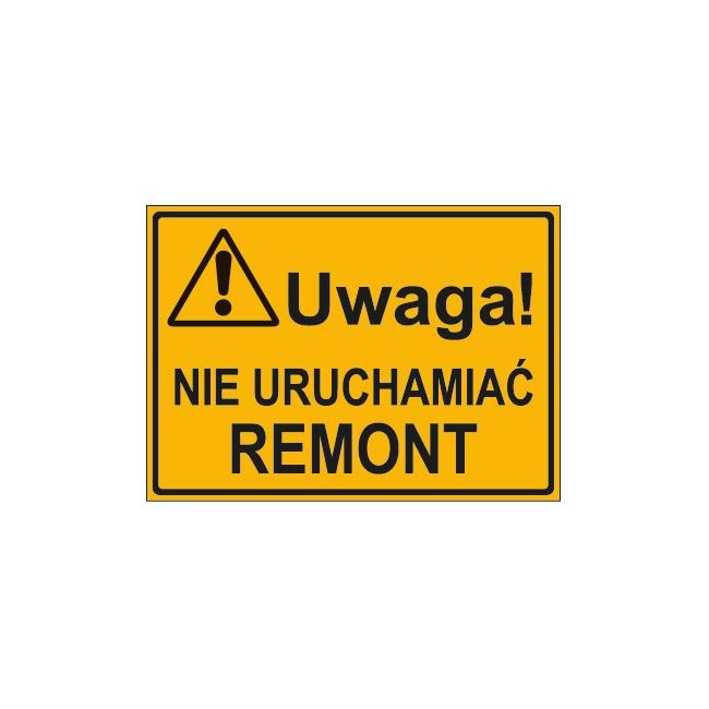 UWAGA! NIE URUCHAMIAĆ REMONT (319-60)